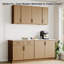 Armoire murale moderne en chêne blanc, fabrication en contreplaqué et charnières à fermeture douce, plusieurs tailles pour un rangement de cuisine personnalisé-126039974-121351398