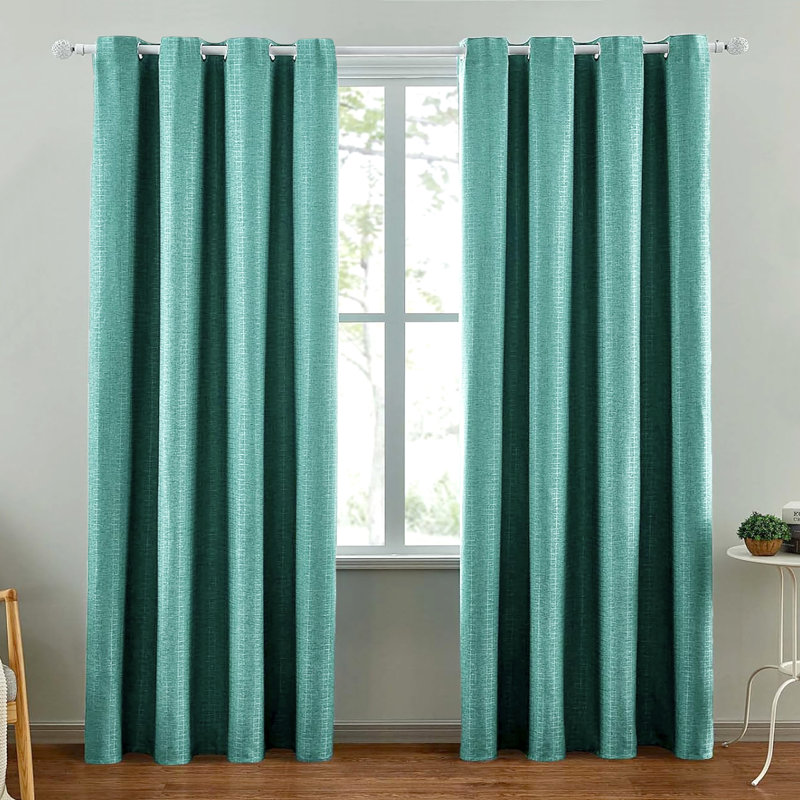 Ensemble de rideaux pour fenêtre 108 "2 pièces 108", Sarcelle