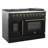 Forno Galiano 48" French Door Gas Range, Black or White & Antique Brass, 107,000 BTU, 6.58 cu.ft. Ovens-108673498