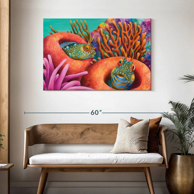 Brampt Seaweed Blennies, 30" H x 45" W