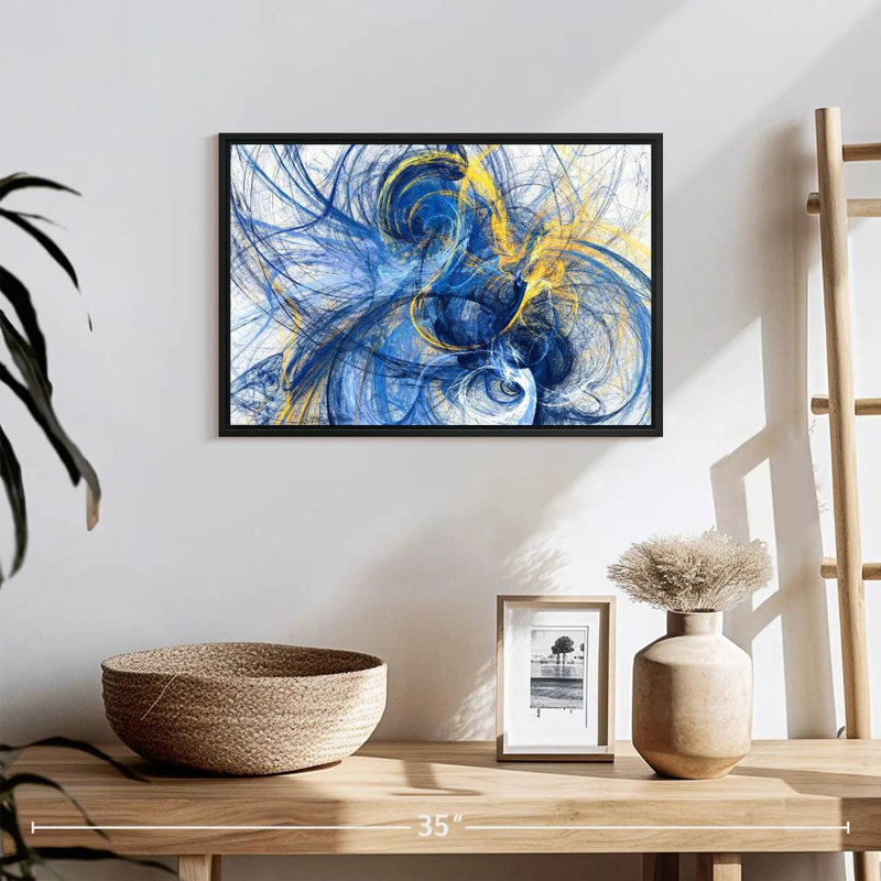 Avery Abstract Prints, 13" H x 19" W