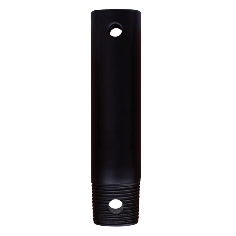 Threaded Ceiling Fan Downrod, 18" H x 1" W x 1" D, Black