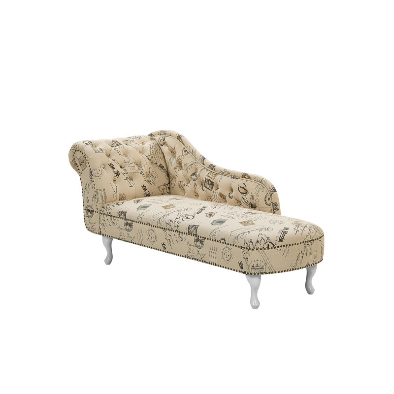 Munich Upholstered Chaise Lounge, Left-Arm Chaise