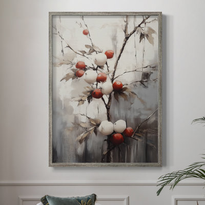 «Christmas Holiday Art», série 2-Cxxxiv, reproduction encadrée - bois massif