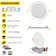 3'' Ultra Slim Selectable CCT New Construction LED Canless Recessed Lighting Kit