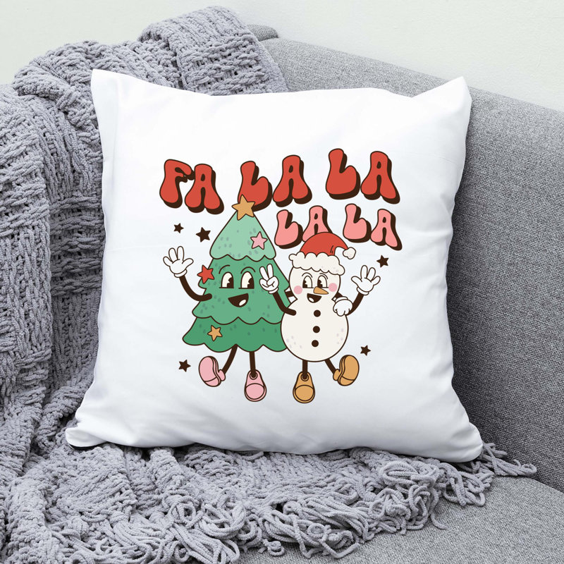 Christmas-2_8 Reversible Throw Pillow, 18" x 18"