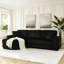 Canapé-lit modulaire rembourré en velours Corduroy-286225934