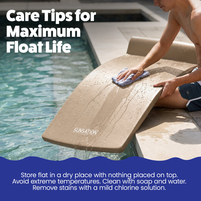 Flotteur de piscine en mousse de 1,75 po TRC Sunsation, Bronze