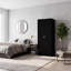 Lycinda 2 Door Double Wardrobe - Matt Finish, Scratch Resistant, Brushed Chrome Metal Handles-1155011230