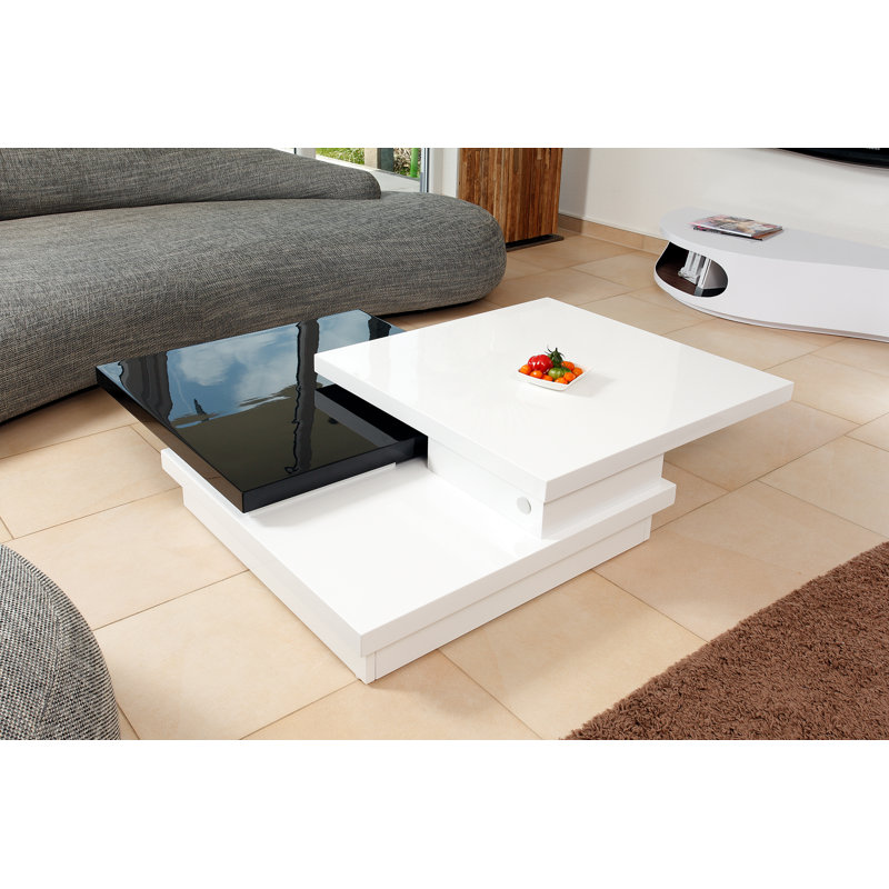 Aruba Abstract Coffee Table, Black