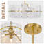Lustre tambour en cristal 5 lumières Khyryn-547092272
