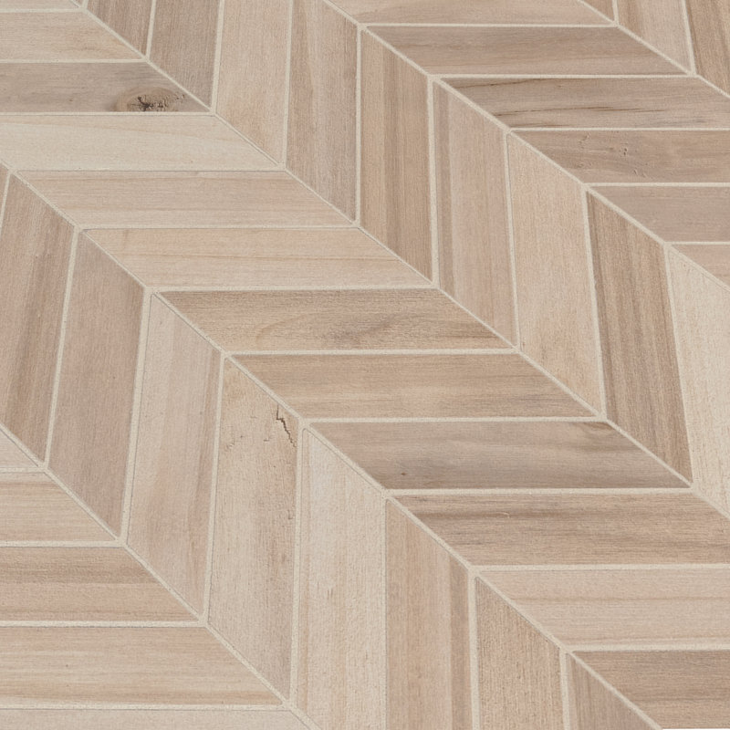 MSI Havenwood 12 in. x 15 in. Matte Porcelain Wood Look Floor and Wall Tile, Beige