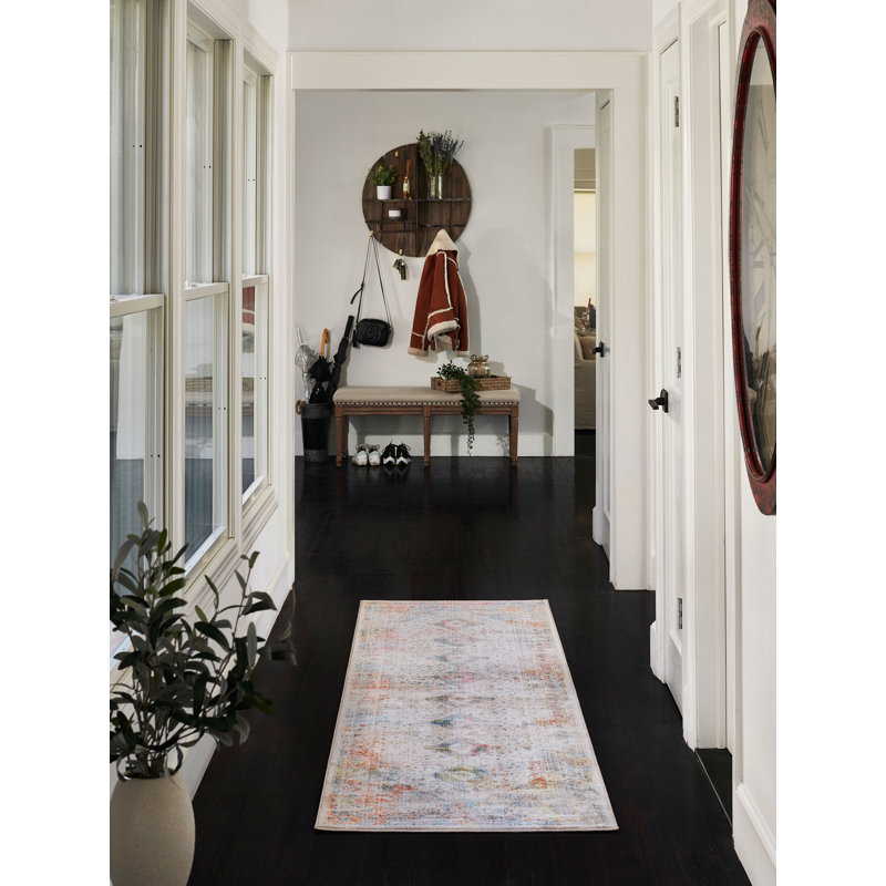 Ethel Multi Color Rug, Runner 2'6" x 8'