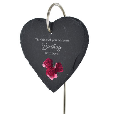 Braeton Waterproof Stone People Memorial Plaque