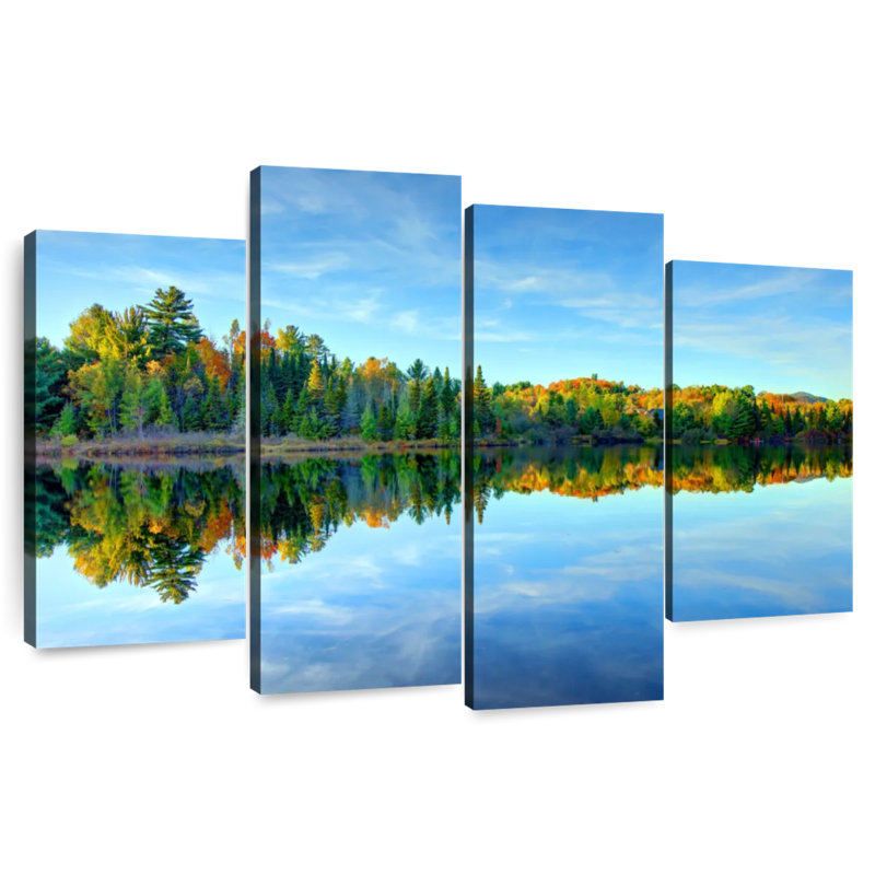 Alvord Autumn In Adirondack Park, 22" H x 36" W