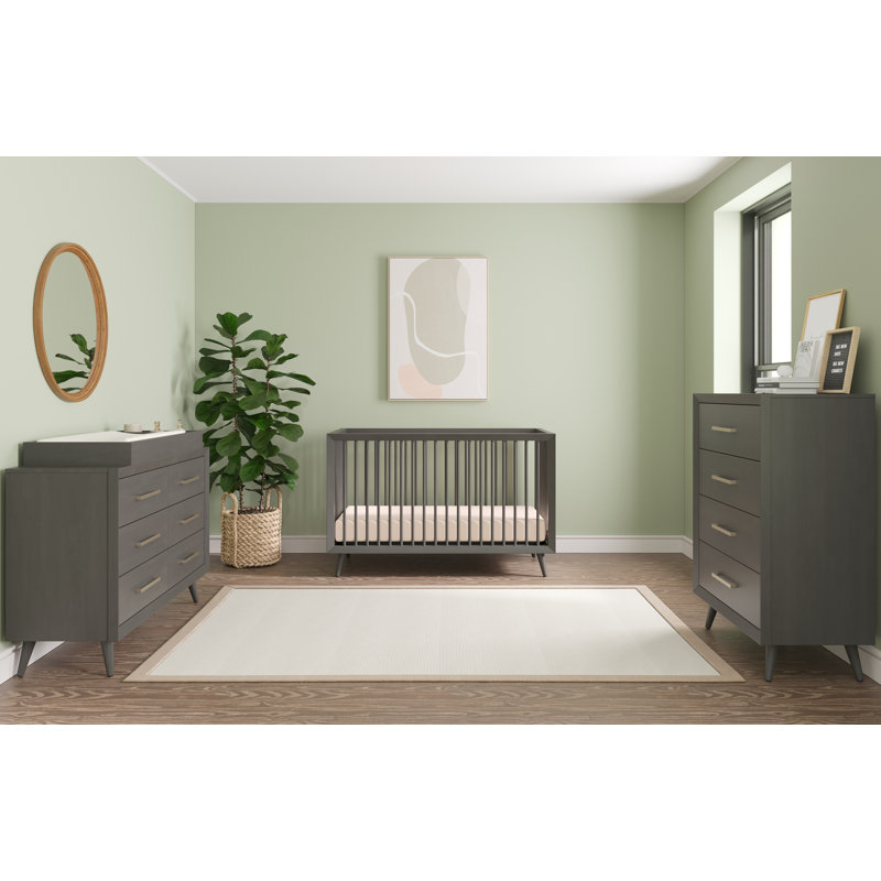 Cranbrook 6 Drawer Double Dresser, Gray