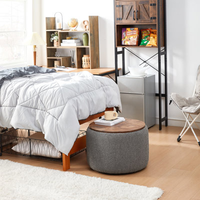 Repose-pieds rond avec rangement 2East 23,6 "