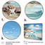 Bleu tropical Serenity II - imprimé-325406085-325406093