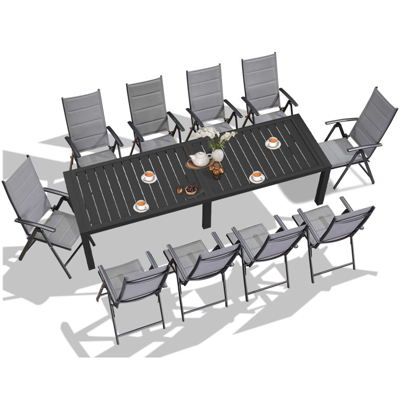 Ensemble repas pour l'extérieur Jablonski, Gris