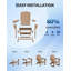 1 chaise berçante pliante Adirondack avec repose-pieds rétractable-129223547