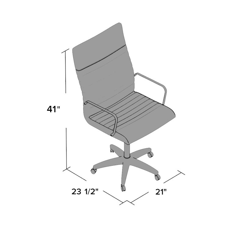 Chaise de bureau Modway Finesse, Blanc