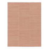 Rug & Kilim’S Contemporary Kilim With Textural Beige And Orange Stripes