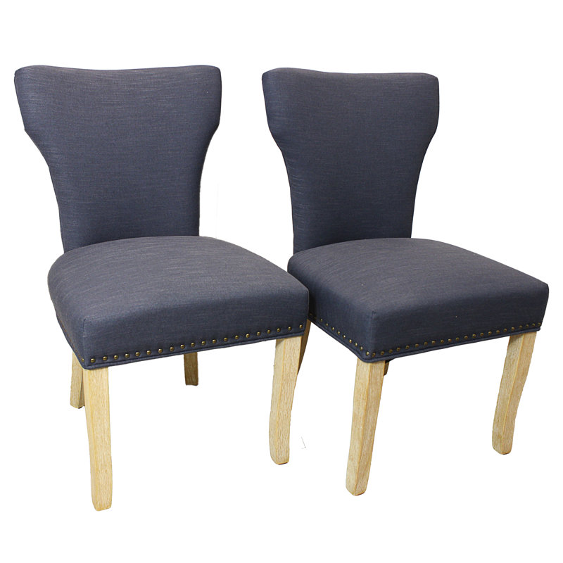 Illan Jenna 48" Dining Table With 2 Sets Of Jill  Side Chairs, Blue