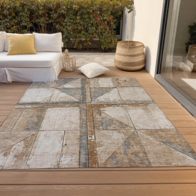Tapis cuivre intérieur / extérieur lavable à la machine Xhevrie