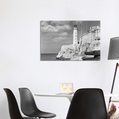 1930S-1940S Lighthouse At Morro Castle Havana Bay Havana Cuba - Wrapped Canvas Print