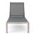 Set Of 2 Outdoor Aluminum Chaise Lounge With Adjustable Recline, Mesh Seating And Wheels For Easy Mobility-1448430834