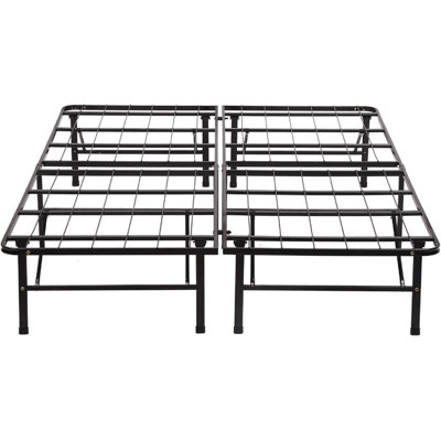  Jasleene 14'' Steel Bed Frame Heavy Duty Metal Slap Mattress Foundation Foldable Platform Bed Frame Easy Assembly Noise-Free No Box Spring Needed