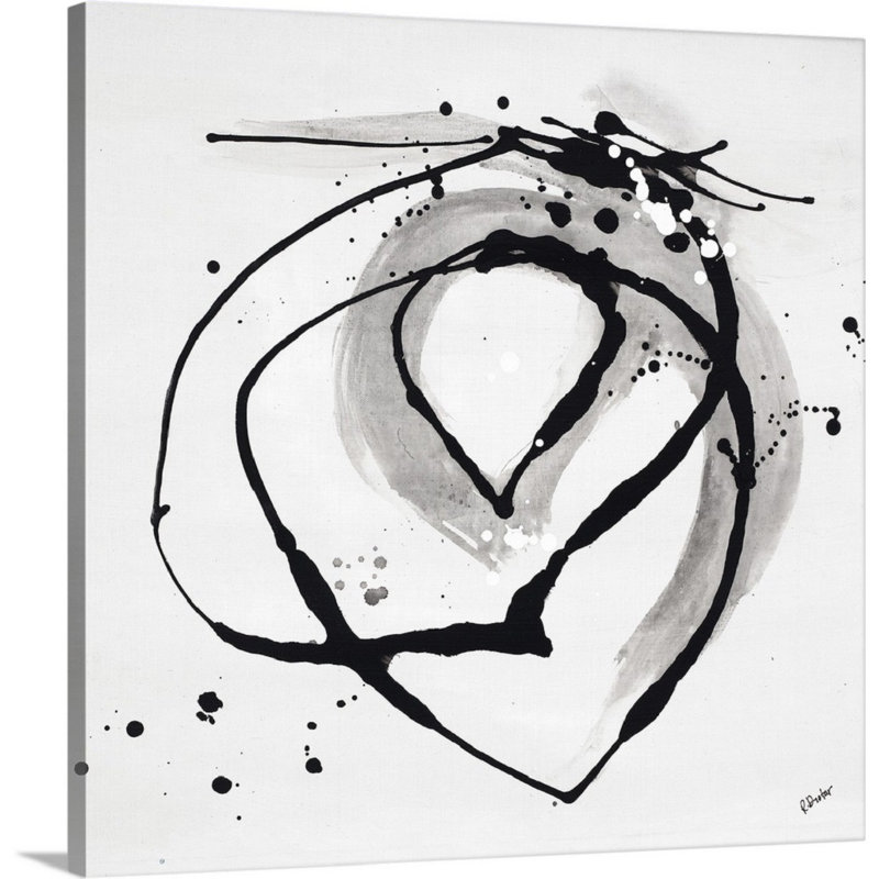 Mallon «Divine V» par Rikki Drotar, peinture, H 36 po x l 36 po x P 1,25 po, Toile tendue