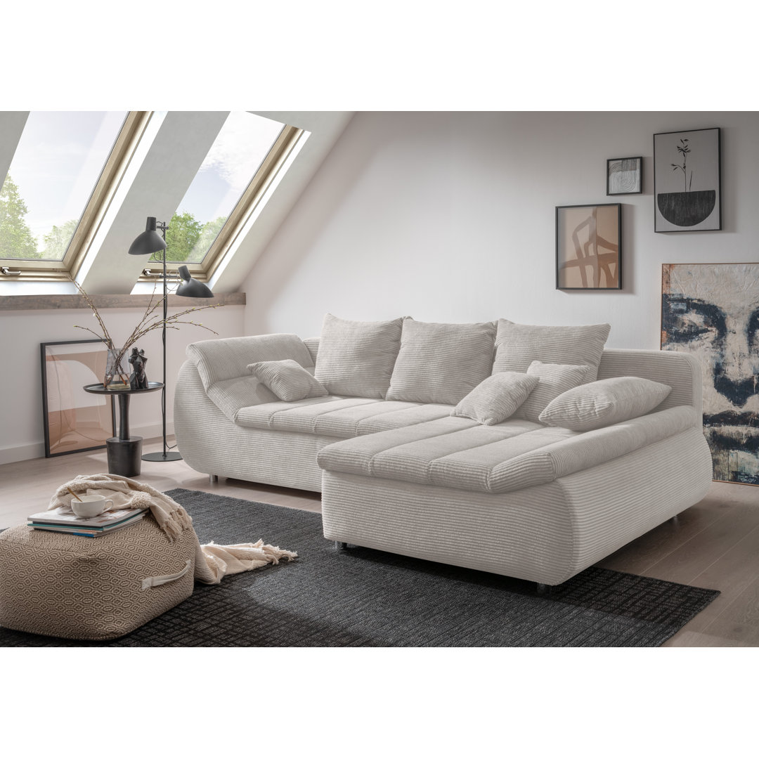 Ecksofa Aliyan mit Bettfunktion