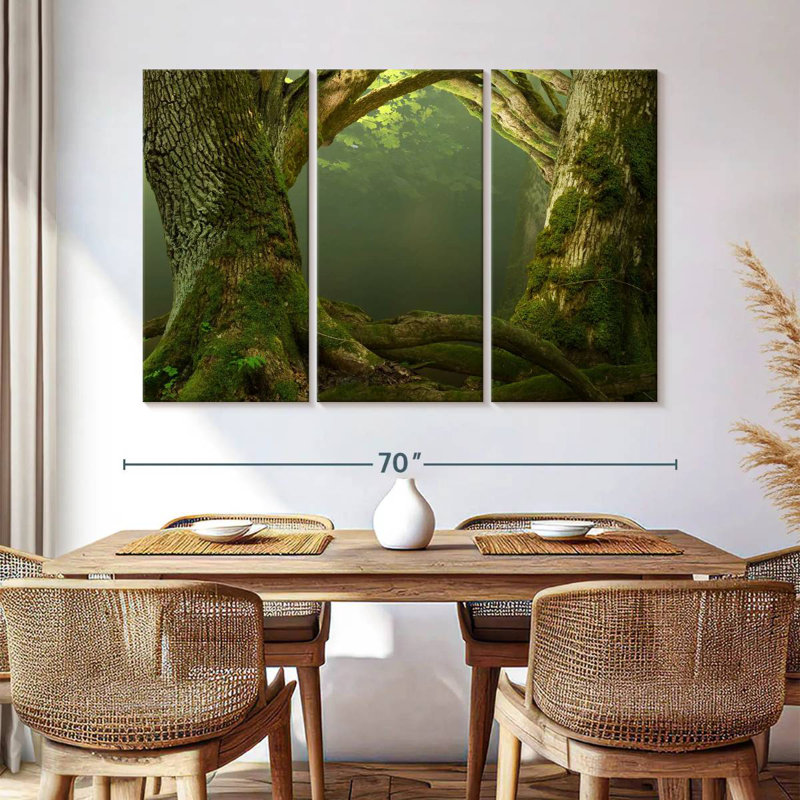 Harnek Mossy Trees, 42" H x 65" W