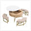 Table basse moderne à plateau relevable avec rangement spacieux et trois repose-pieds complémentaires, parfaits pour les espaces de vie polyvalents-1670842996