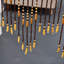 Faux Wood Semi Sheer Door Curtain