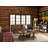 Stowe Reclaimed Wood Coffee Table, 42"L, Durable Metal Legs, Unique Wrapped Metal Strap Design, Rustic Brown, Ideal for Living and Office Spaces
