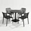 Round  5 - Piece  4 - Person L Outdoor Table Set-2032647858