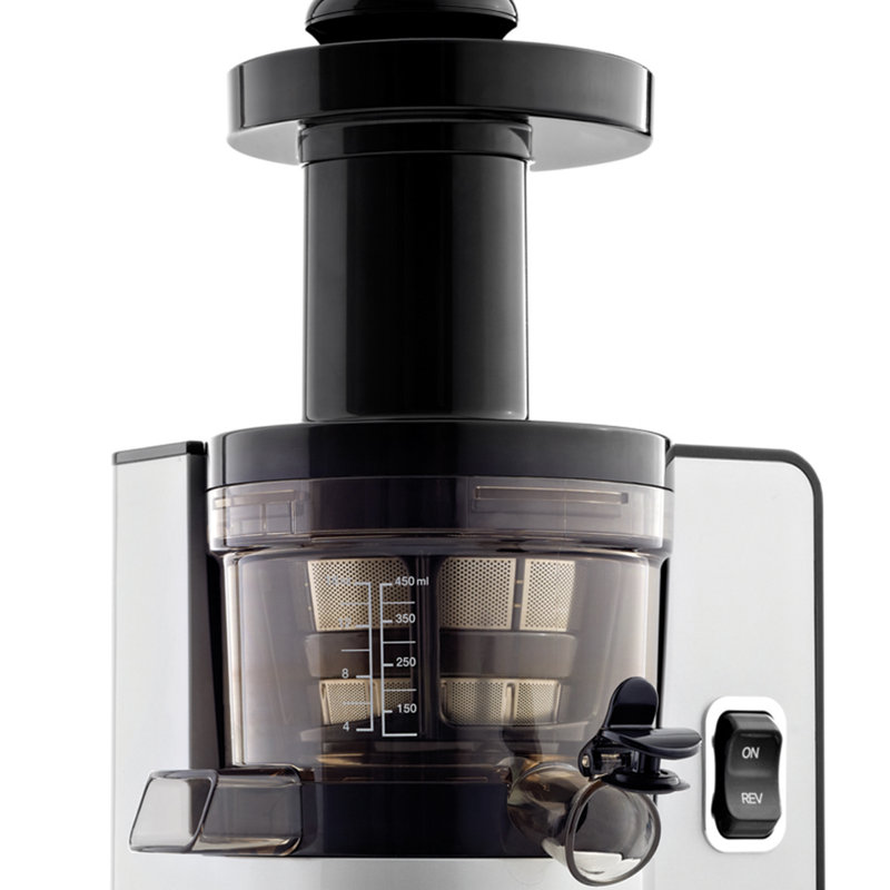 Omega Cold Press Masticating Vertical Low-Speed Juicer, Silver
