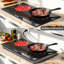 Plaque de cuisson électrique Karniear 24 pi à 2 brûleurs, surface de cuisson électrique portative avec prise 110 V, surface de cuisson en céramique rayonnante