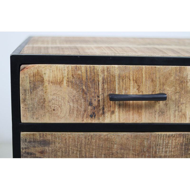 Annebeth 40cm W Metal Bedside Table