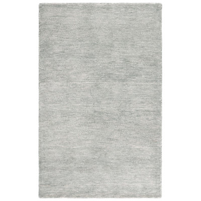 Kenrick Ebony Hand Tufted Wool Cotton Rug in Gray