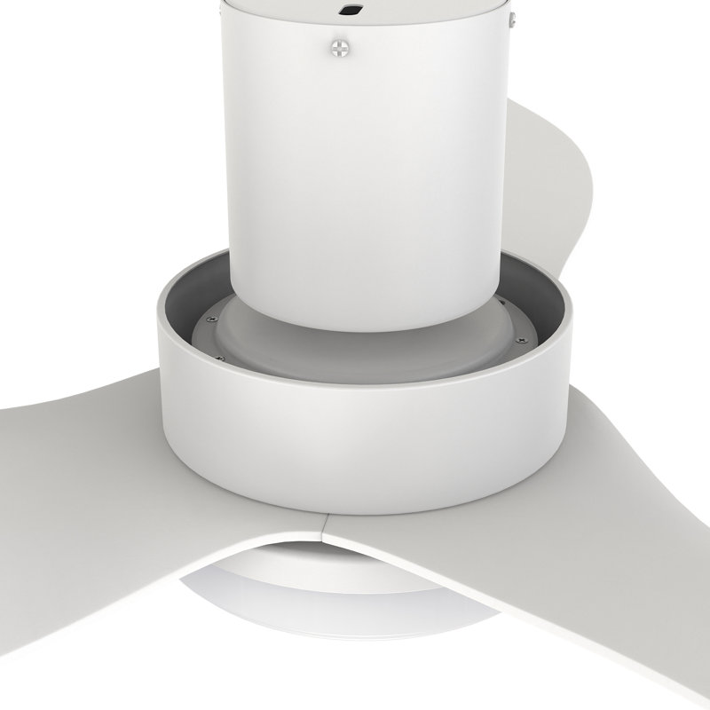 36"  Smart Flush Mount Ceiling Fan with Remote Control and LED Light Kit Included