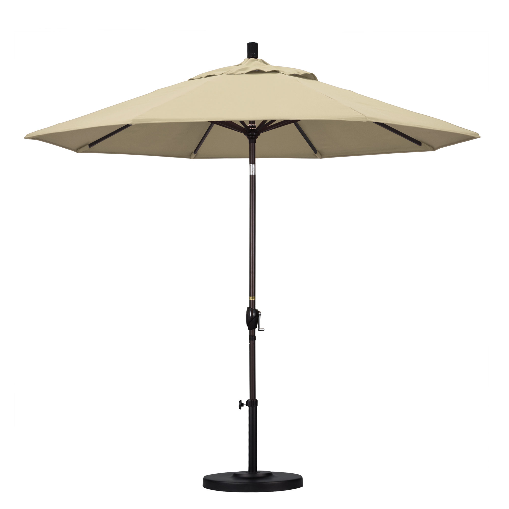 Iuka 108'' Outdoor Umbrella, Antique Beige Sunbrella® Canvas