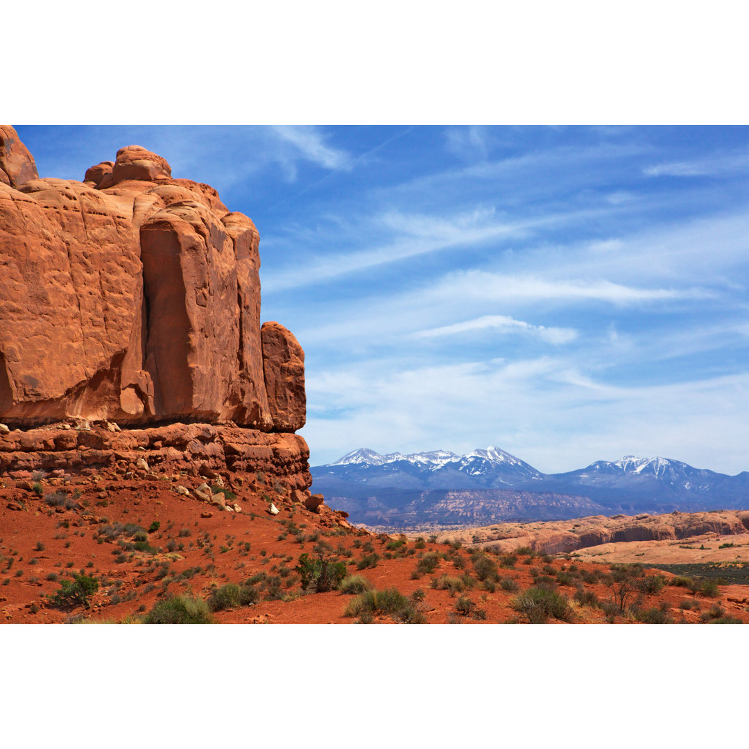 Canyons und Berge - Kunstdrucke auf Leinwand ohne Rahmen