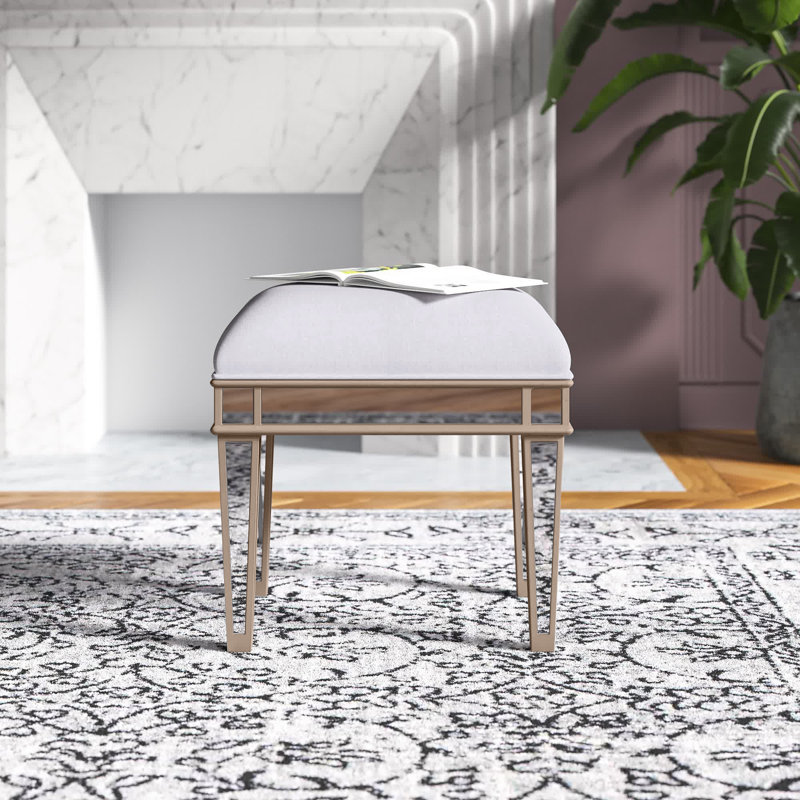Tabouret de coiffeuse Bardwell, Doré
