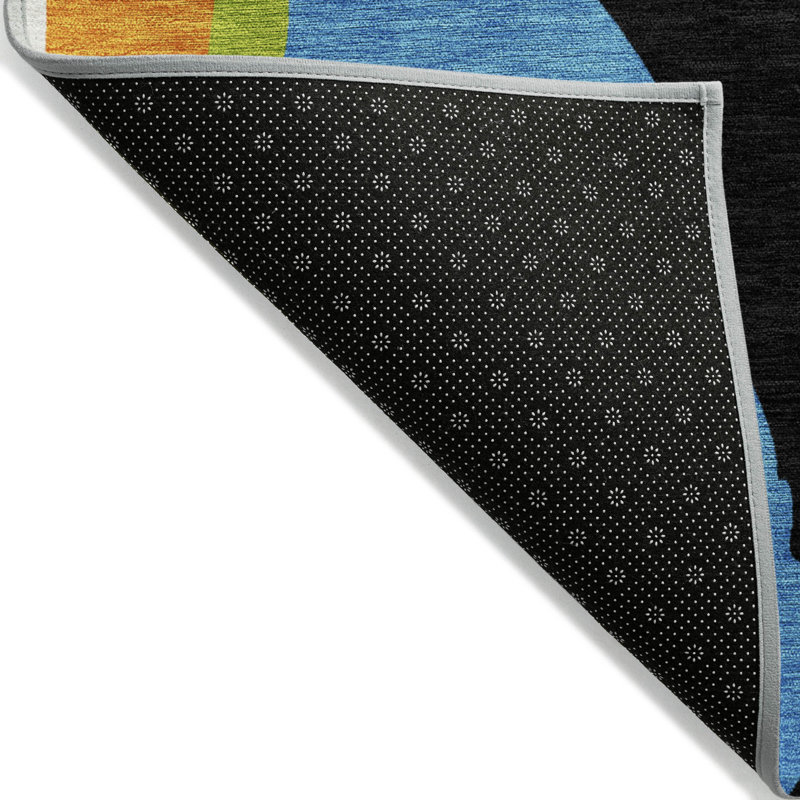 Tapis intérieur / extérieur lavable Petala , 8 pi x 8 pi