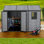 Remise de rangement extérieure 8 x 10 pi avec plancher, remise en résine résistante aux intempéries avec double vitrage, porte verrouillable et évents, remise extérieure en plastique pour jardin, cour et pelouse
