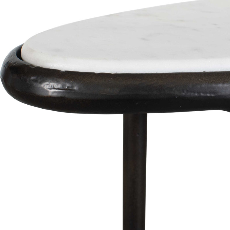 Uttermost Ata Dark Bronze Accent Table