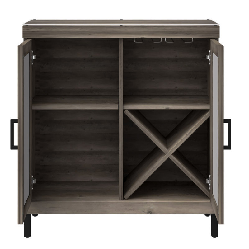 Joyal 31.5 " L Bar Cabinet, Valley Pine